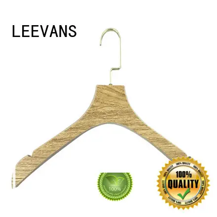 LEEVANS online personalized wooden hangers design for skirt 1
