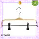 LEEVANS custom wooden trouser hanger laminate for kids 1