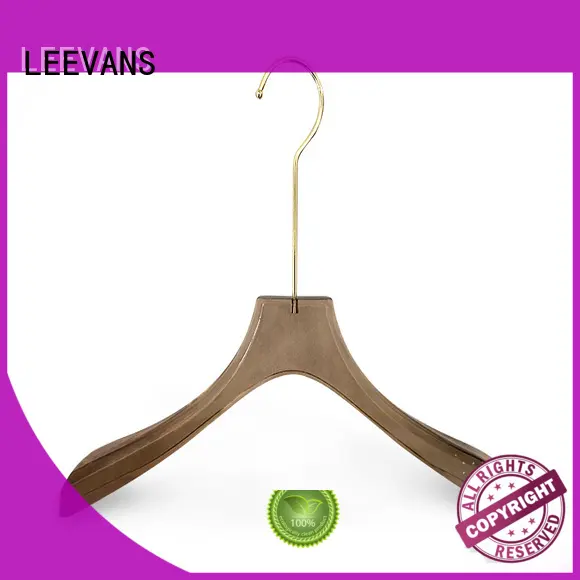 hot sale acrylic hanger manufacturer supplier for jackets LEEVANS 1