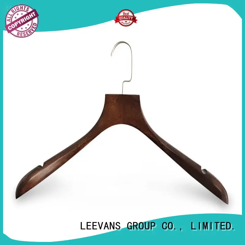 sale kids wooden hangers brown for skirt LEEVANS 1