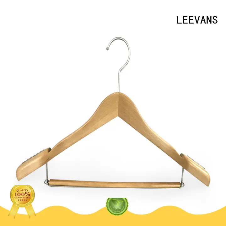 ultra grey wooden hangers wholesale for clothes LEEVANS 1