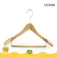 ultra grey wooden hangers wholesale for clothes LEEVANS 1