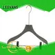 LEEVANS dress acrylic hanger manufacturer with wide shoulder for pant 1