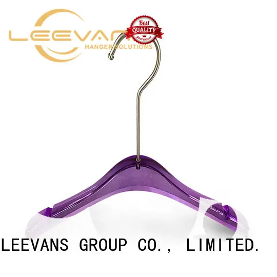 luxurious acrylic hangers wholesale clothes for jackets LEEVANS 1
