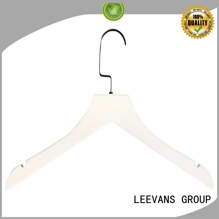 LEEVANS fashion personalized wooden hangers adjustable for skirt 1