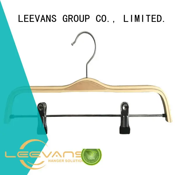 LEEVANS hot sale threshold wooden hangers extension for trouser 1