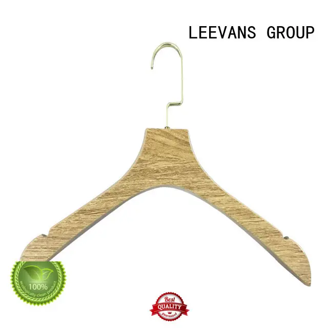 threshold wooden hangers manufacturer for trouser LEEVANS 1