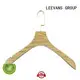 threshold wooden hangers manufacturer for trouser LEEVANS 1