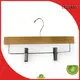 wooden hangers wholesale hangers with metal hook for children 1