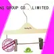 locking black wooden hangers with metal hook for skirt LEEVANS 1