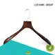 LEEVANS kids white wooden hangers painting for pants 1