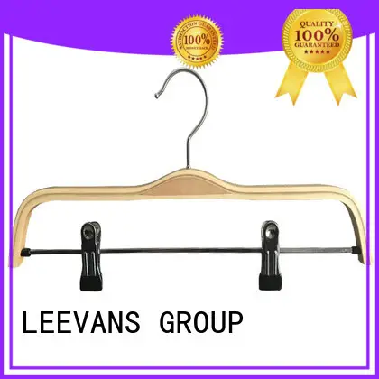 LEEVANS price wooden suit hangers with metal hook for kids 1