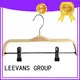 LEEVANS price wooden suit hangers with metal hook for kids 1
