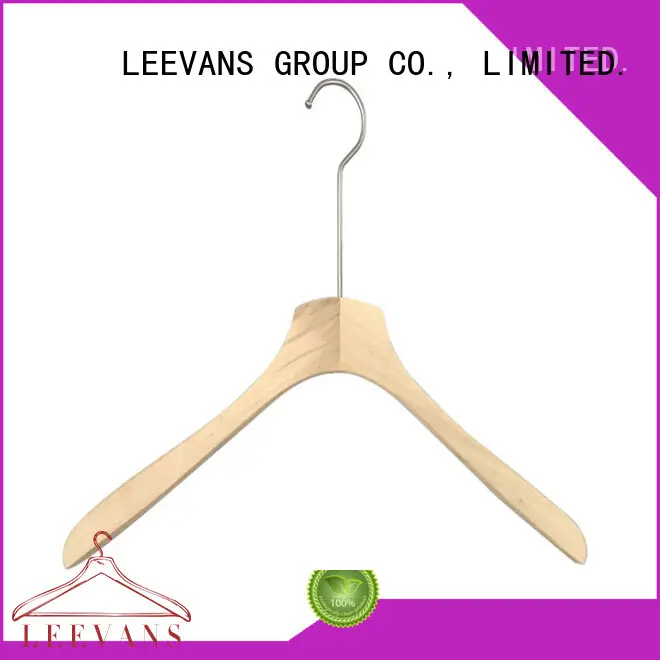 LEEVANS clothes wooden clothes hanger manufacturer for clothes 1