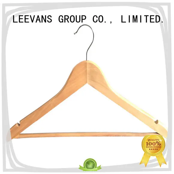 LEEVANS online wooden pants hangers supplier for trouser 1