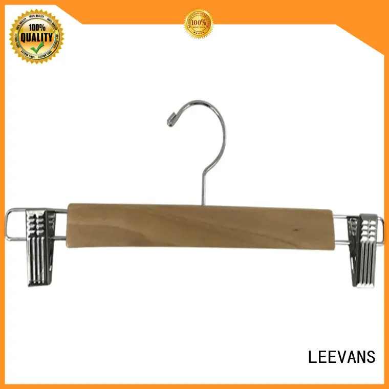 LEEVANS wooden clothes hanger supplier for pants 1