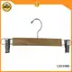 LEEVANS wooden clothes hanger supplier for pants 1
