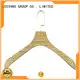 LEEVANS pieces wooden skirt hangers with metal hook for skirt 1