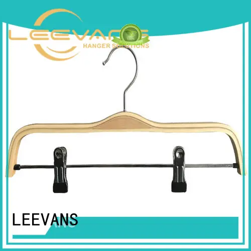 LEEVANS pants custom wooden hangers manufacturer for children 1