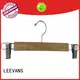 fashion wooden dress hangers hotel supplier for trouser 1