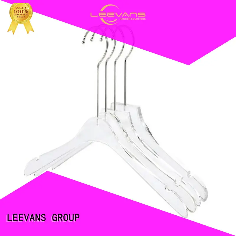 LEEVANS oem best coat hangers with wide shoulder for pant 1