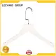 LEEVANS brown wooden pants hangers manufacturer for pants 1