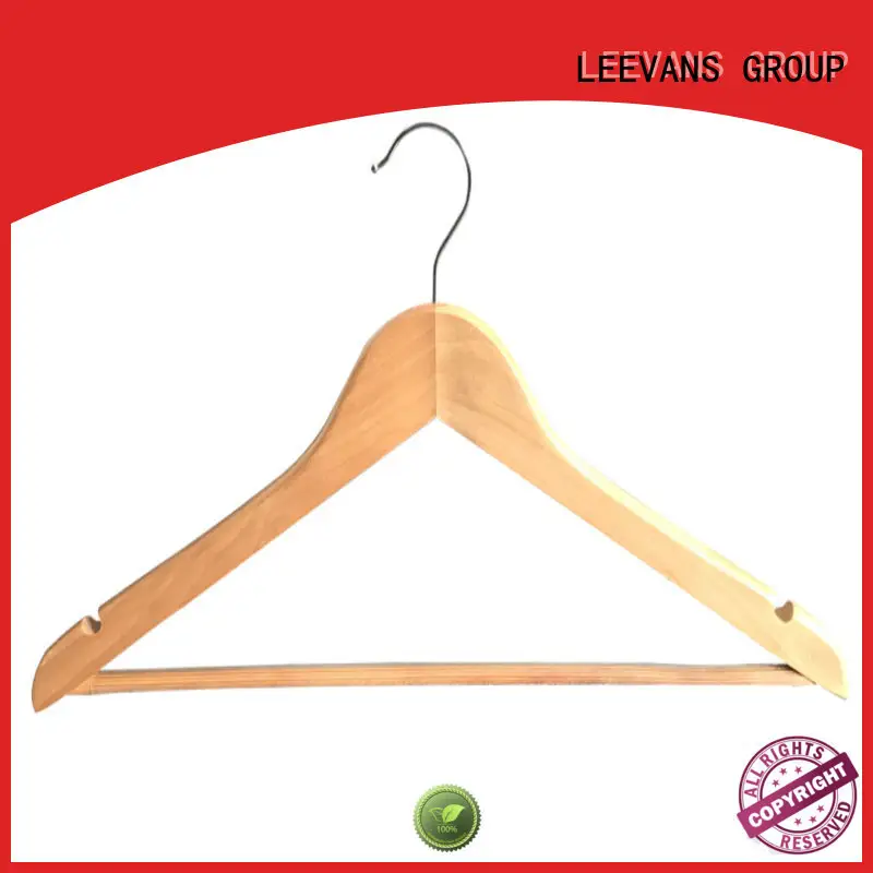 hot sale wooden hanger metal with metal hook for trouser 1