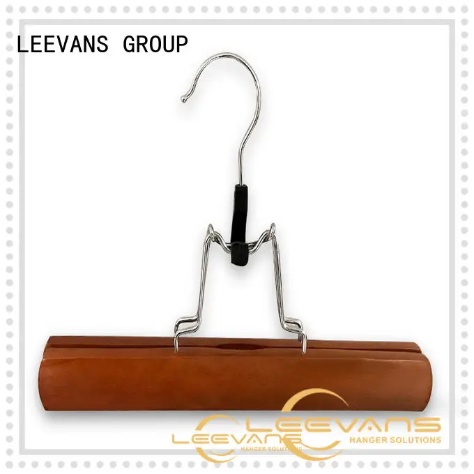 LEEVANS fashion custom wooden hangers wholesale for pants 1