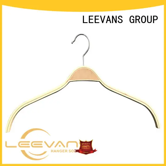 LEEVANS finish best wooden hangers wholesale for trouser 1