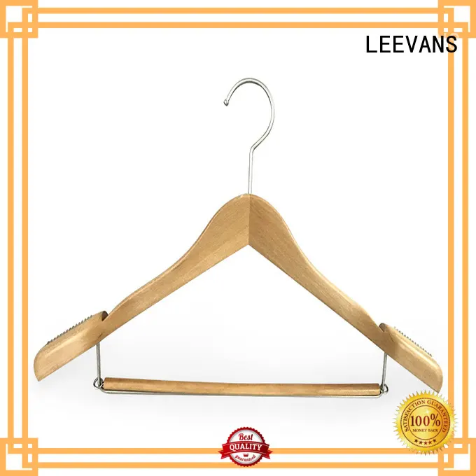 LEEVANS online wooden pants hangers supplier for trouser1 1