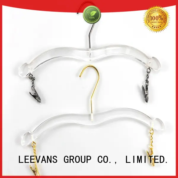 oem acrylic hanger closet with wide shoulder for casuals 1