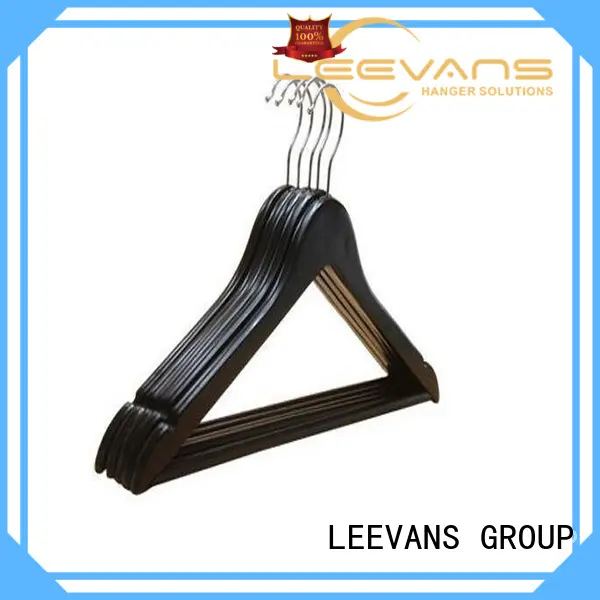 hot sale wooden pants hangers price with metal hook for trouser 1