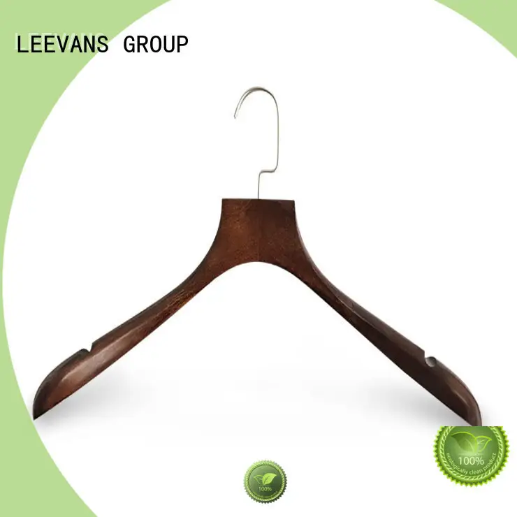 online wooden dress hangers free wholesale for clothes 1