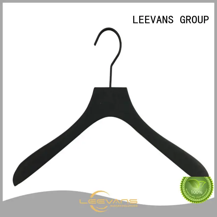 LEEVANS wood childrens wooden hangers supplier for pants 1