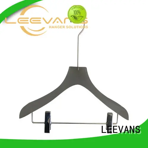 LEEVANS online custom coat hangers with wide shoulder for suits 1