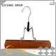 LEEVANS plywood brown wooden hangers manufacturers for children 1