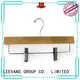 Top wooden coat hangers with clips antirust Supply for children 1