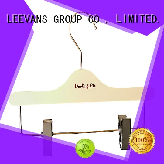 LEEVANS New buy wooden clothes hangers manufacturers for pants 1