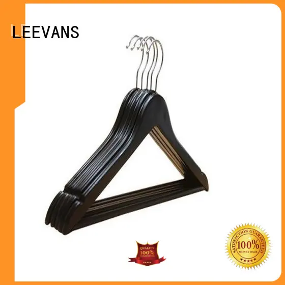 LEEVANS laminate white clothes hangers factory for children 1