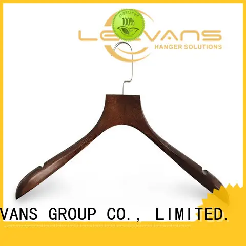 LEEVANS dark sturdy coat hangers for business for clothes 1