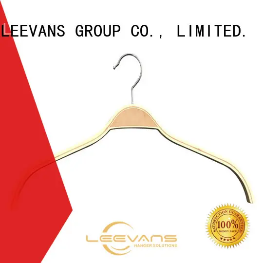 LEEVANS suits white wooden skirt hangers Supply for children 1