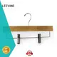 LEEVANS exported thin wooden hangers Supply for trouser 1