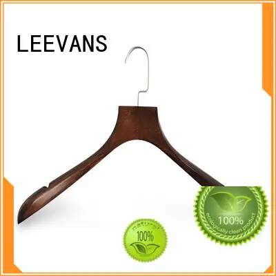 New white timber coat hangers coat Supply for trouser 1