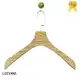 LEEVANS black heavy duty wooden coat hangers Supply for kids 1