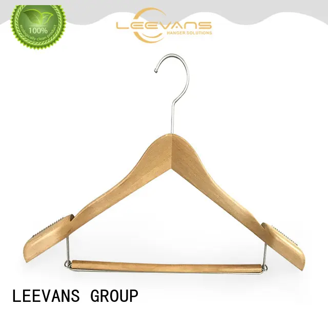 LEEVANS Top wide wooden hangers Suppliers for pants 1