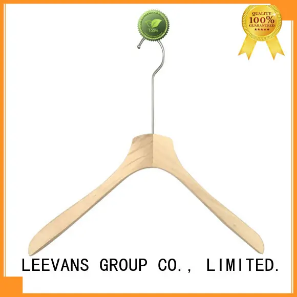 LEEVANS Wholesale wooden suit hangers wholesale factory for skirt 1