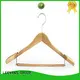 LEEVANS Custom white wooden trouser hangers Supply for skirt 1