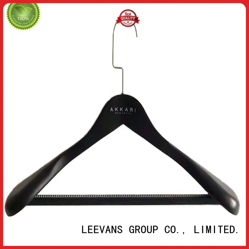 LEEVANS High-quality wooden dress hangers Suppliers for clothes 1