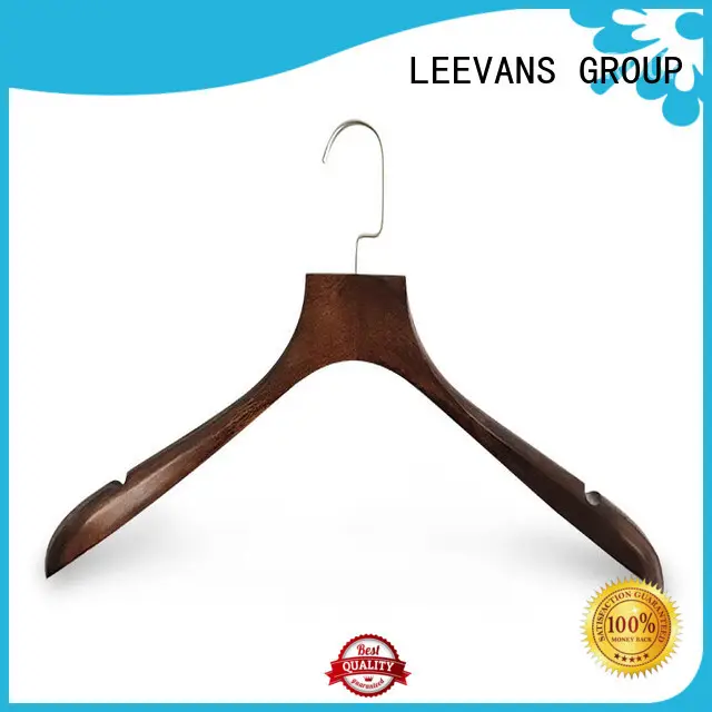 LEEVANS thin wooden hangers for sale manufacturers for children 1