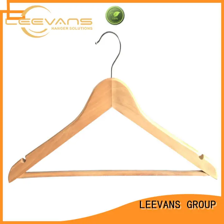 New personalised wooden hangers hardwearing factory for pants 1